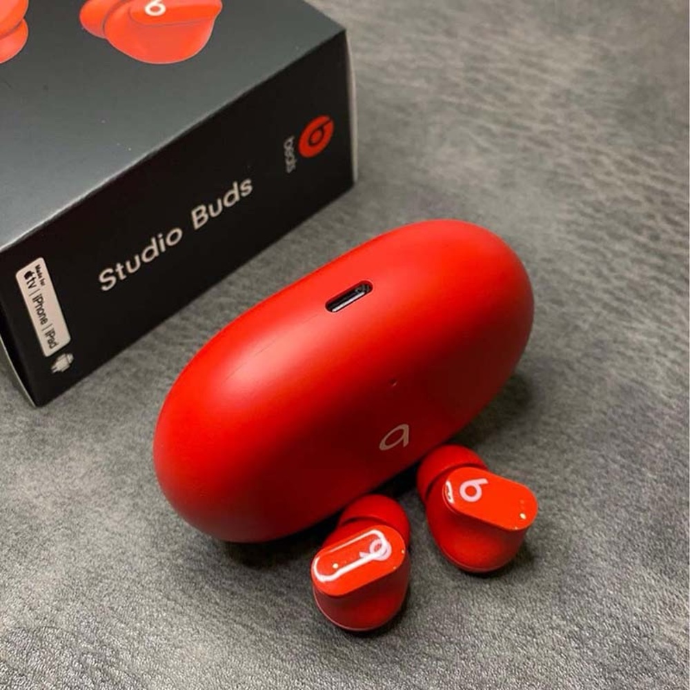Beats Studio Busd In-Ear Noise Cancelling Headphones Red - Picture 8 of 9